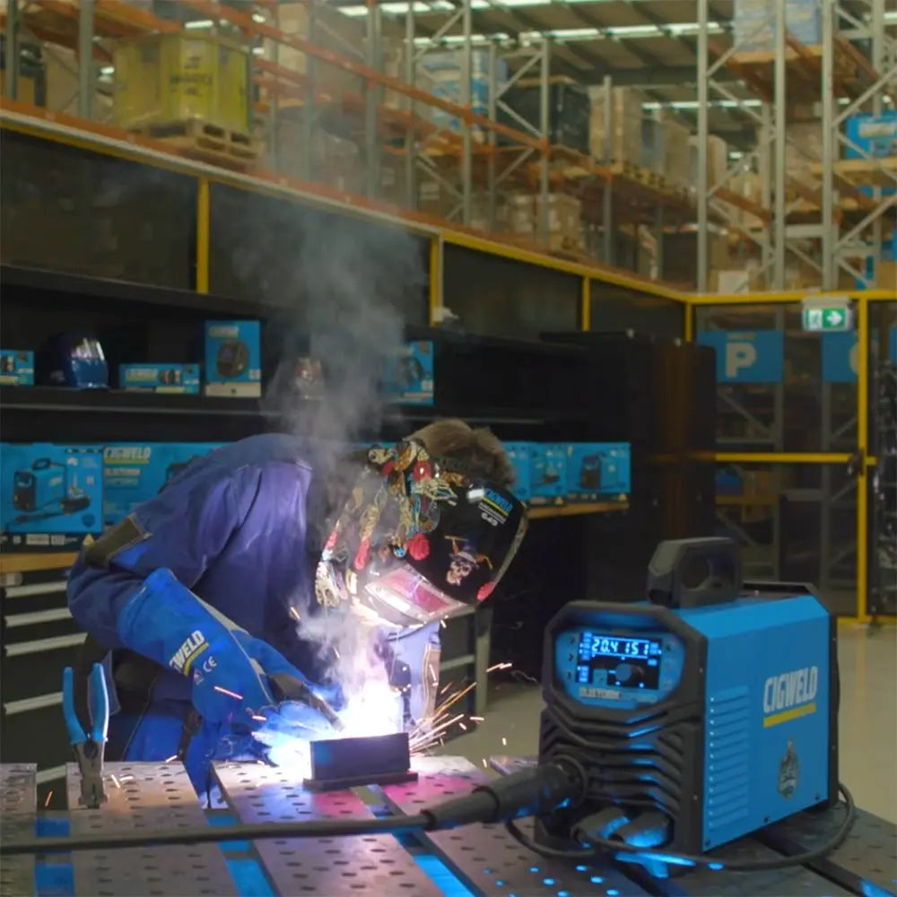 CIGWELD Blue Venom XF 190 Multi Process MIG/TIG/Stick Welder W1400190